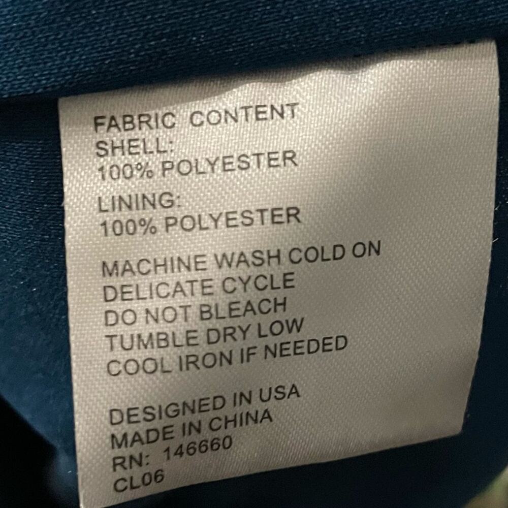 KIMI + KAI Women’s Rosie Maternity Babydoll Dress Teal Multi Floral Sz L - Picture 8 of 10